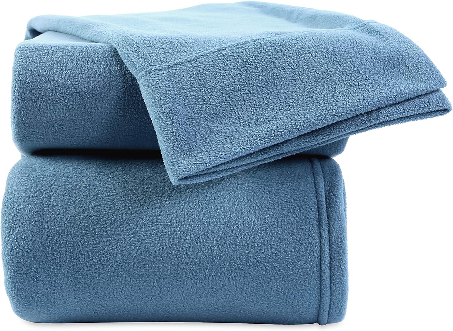 Berkshire Blanket Microfleece Sheet Set | Super Soft Cozy Fleece Sheets | All-Season Warmth | Ocean Blue | King (100" x 108")