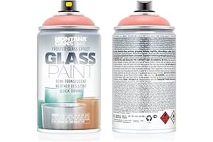 Montana EFFECT Glass Spray PaintFROSTED-MATT CORAL RED