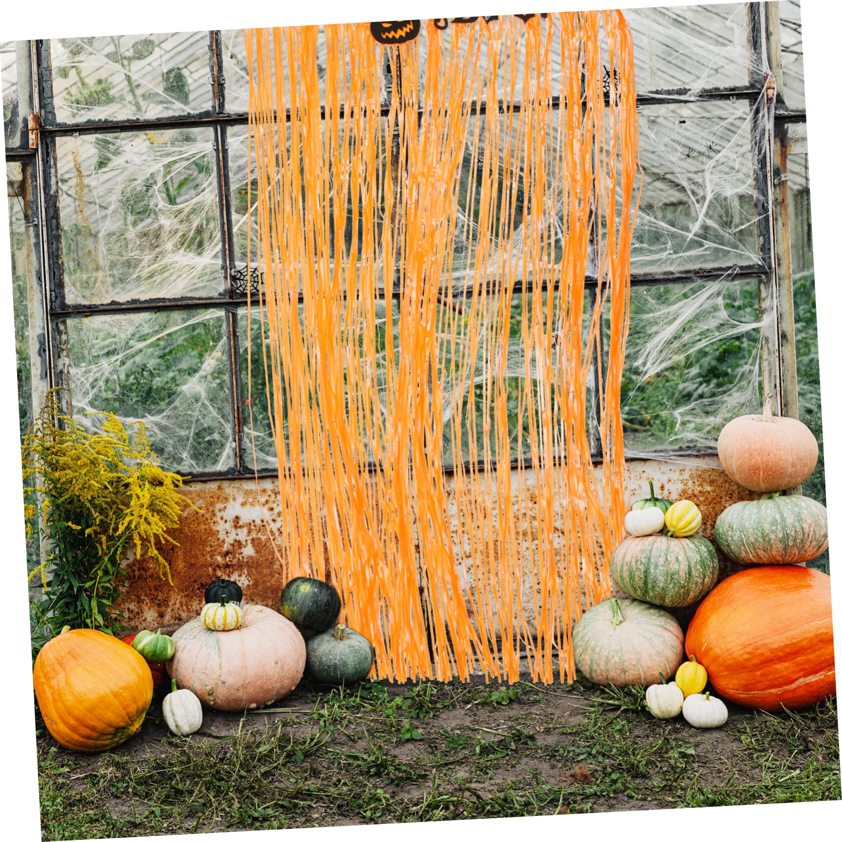 Cabilock Lot De 5 Rideaux À Franges en Aluminium pour Décoration De Fête Dhalloween 10 M