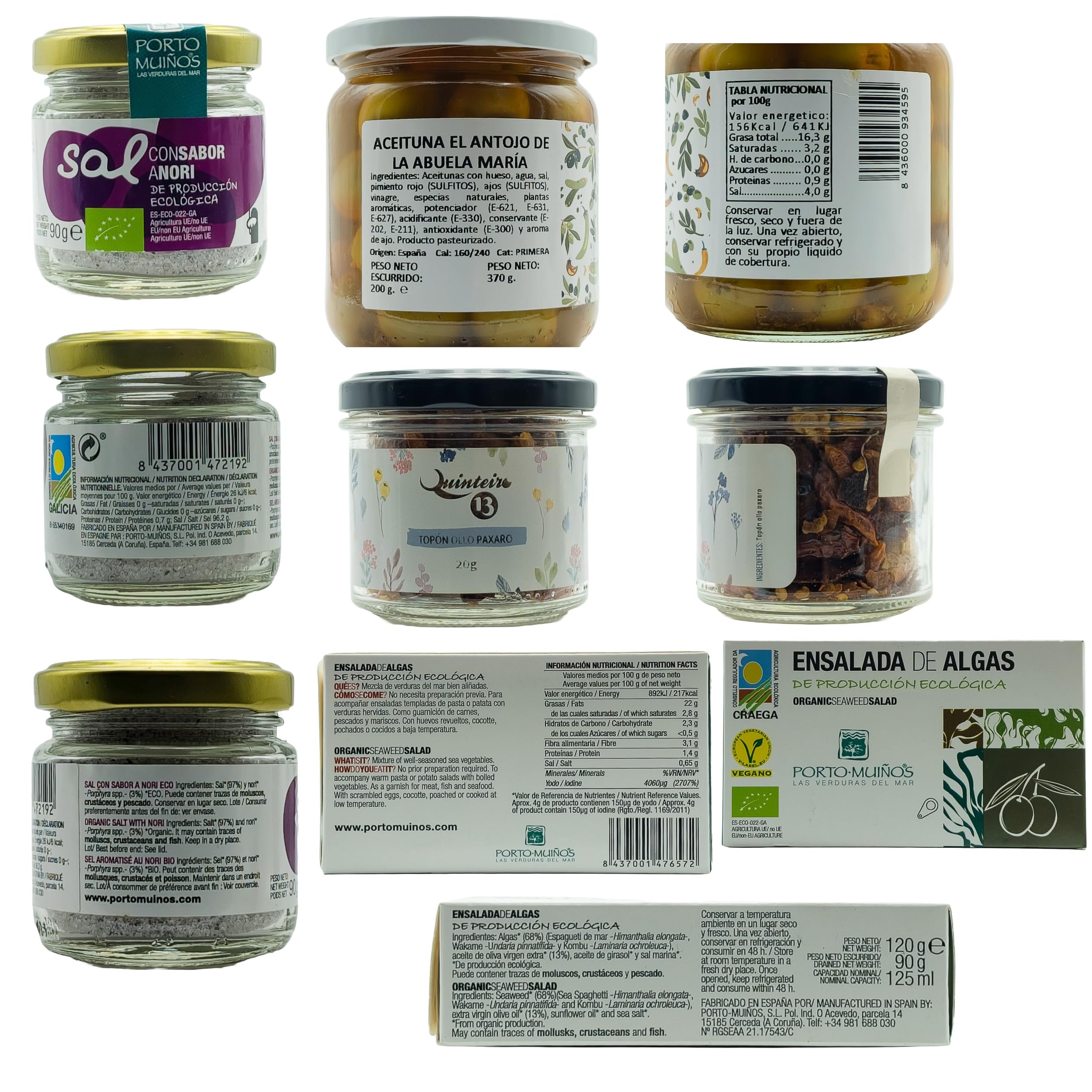 Caja Regalo Gourmet Morriña de VinNatura con Conservas Artesanales | Cesta gourmet de Galicia, regalos de empresa y celebraciones, elaboración tradicional, tarjeta personalizable
