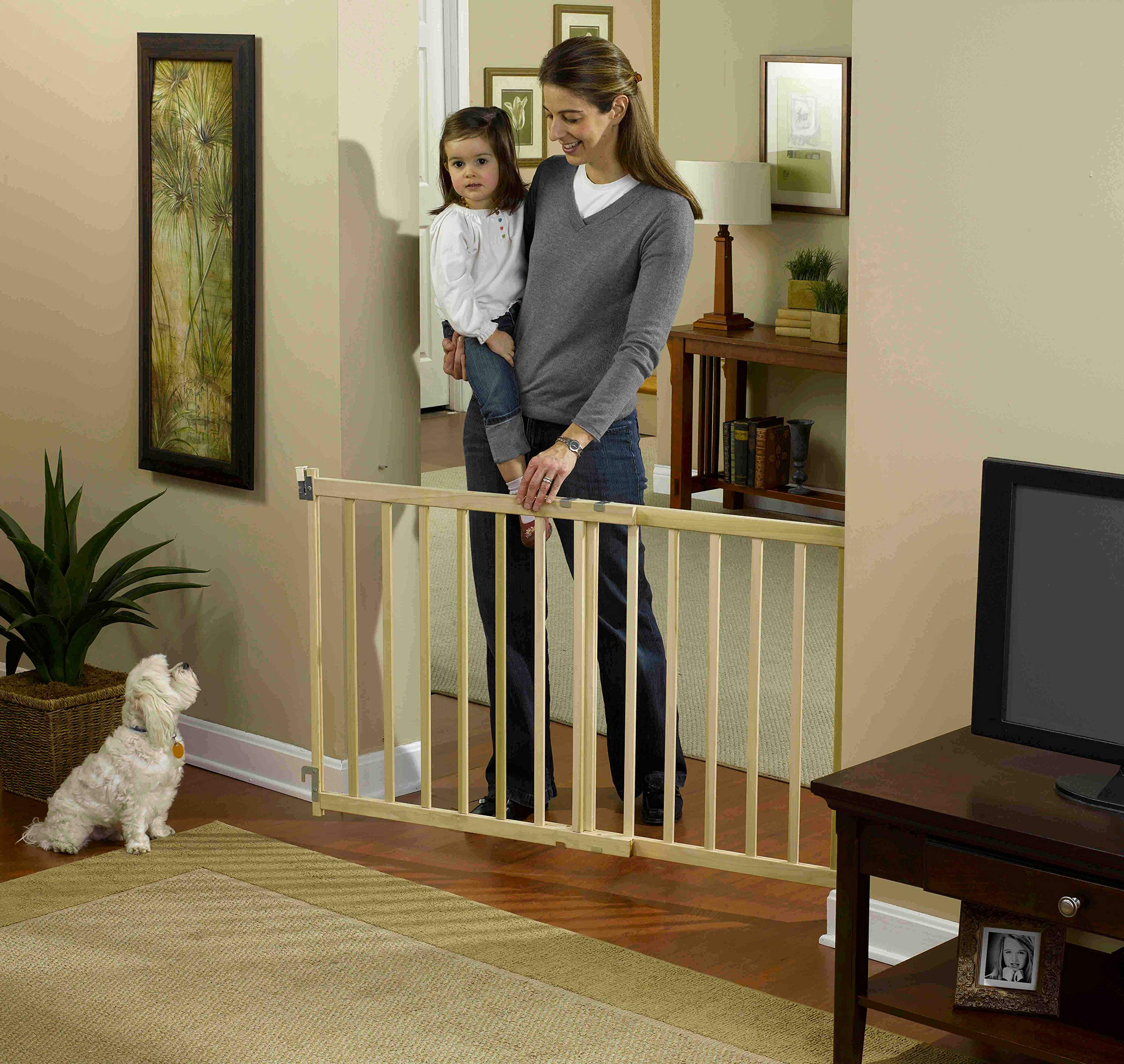 13-480-10 GuardMaster III 480 Tall Wide Wood Slat Swing Gate