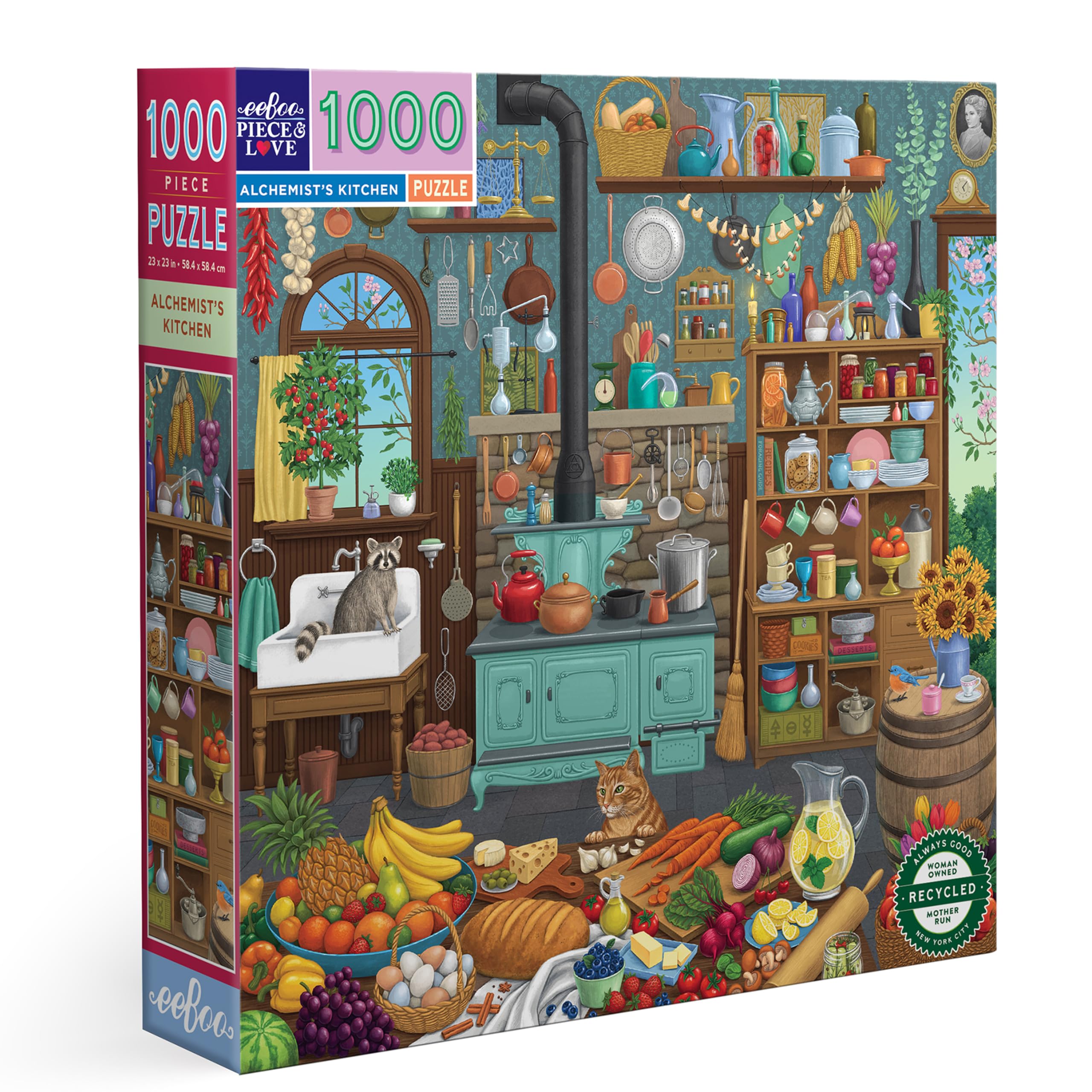 Alchemist's Kitchen 1000 Piece Square Jigsaw Puzzle, 23" x 23"