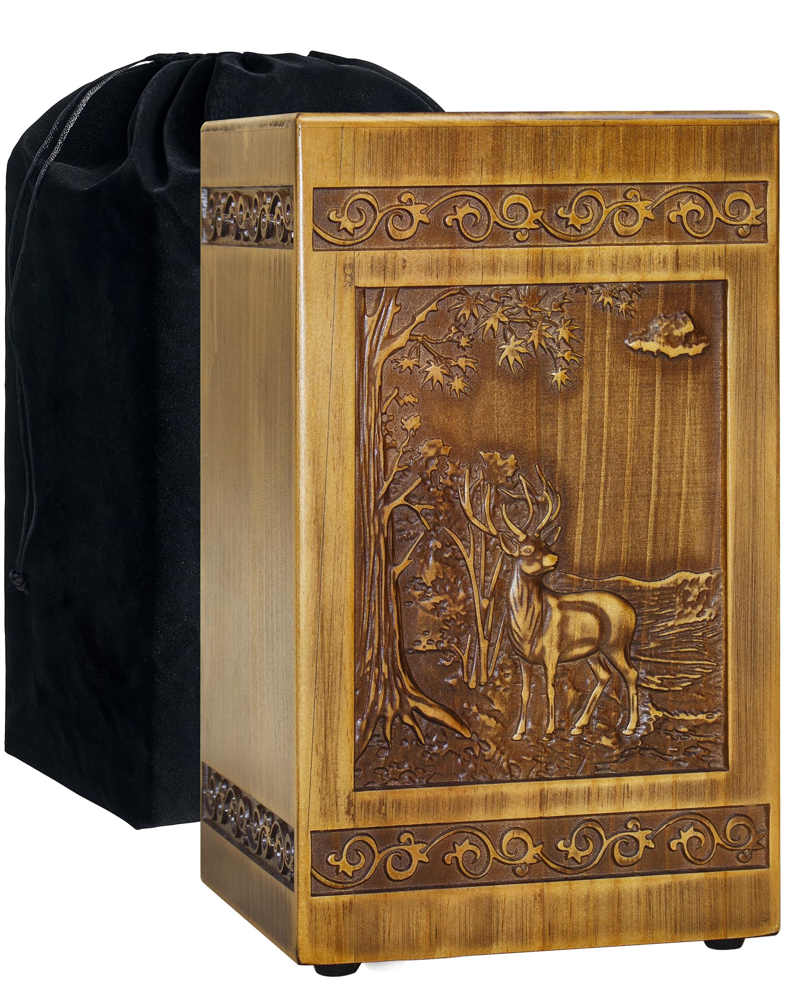 Urnas de cremación para cenizas humanas, adultos, machos, mujeres, funerales, ataúdes decorativos de madera, cajas para mujeres, hombres, niños, seres queridos, mascotas, gatos, perros, urna