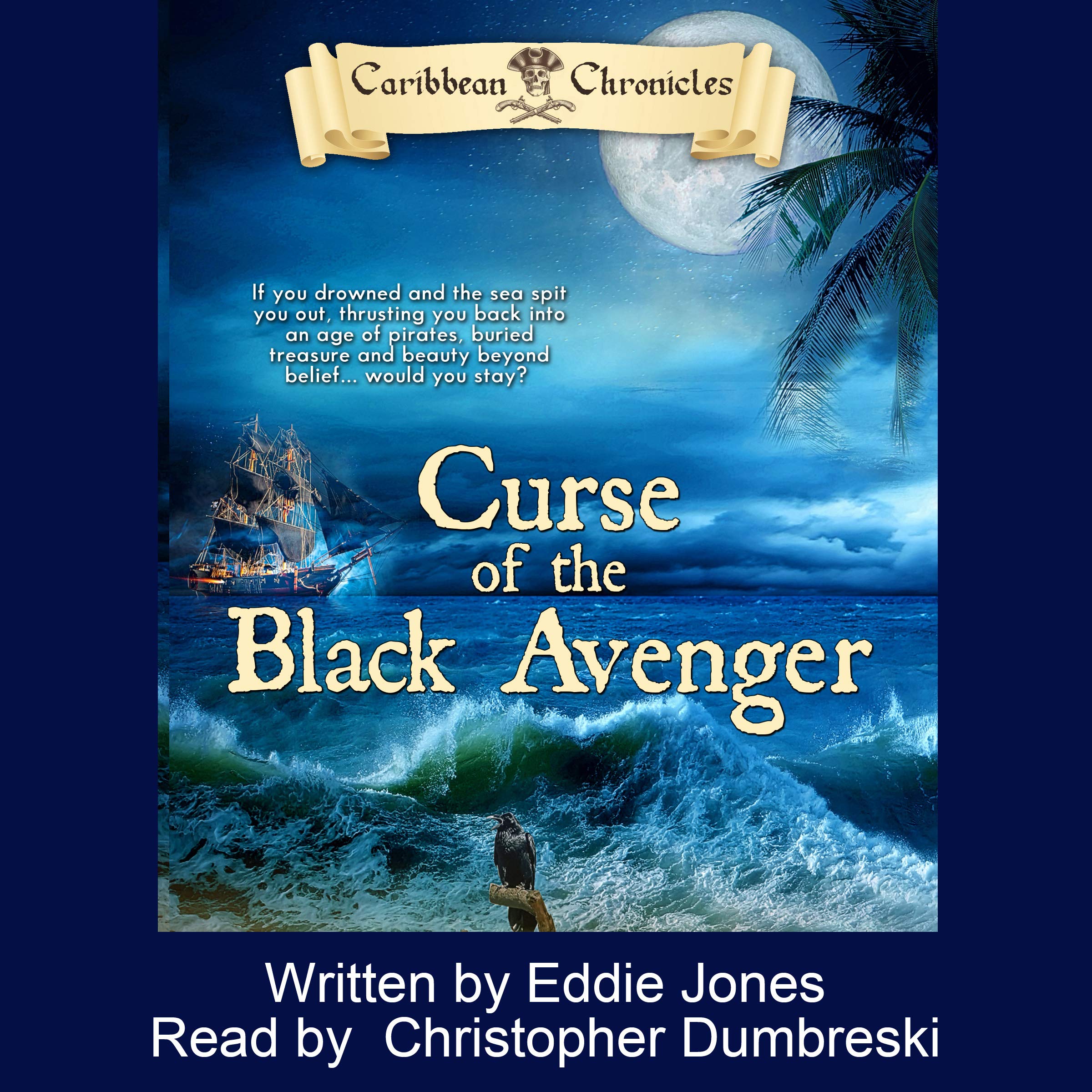 Cover art for Curse of the Black Avenger: Blood Sails, Dark Hearts (The Caribbean Chronicles)