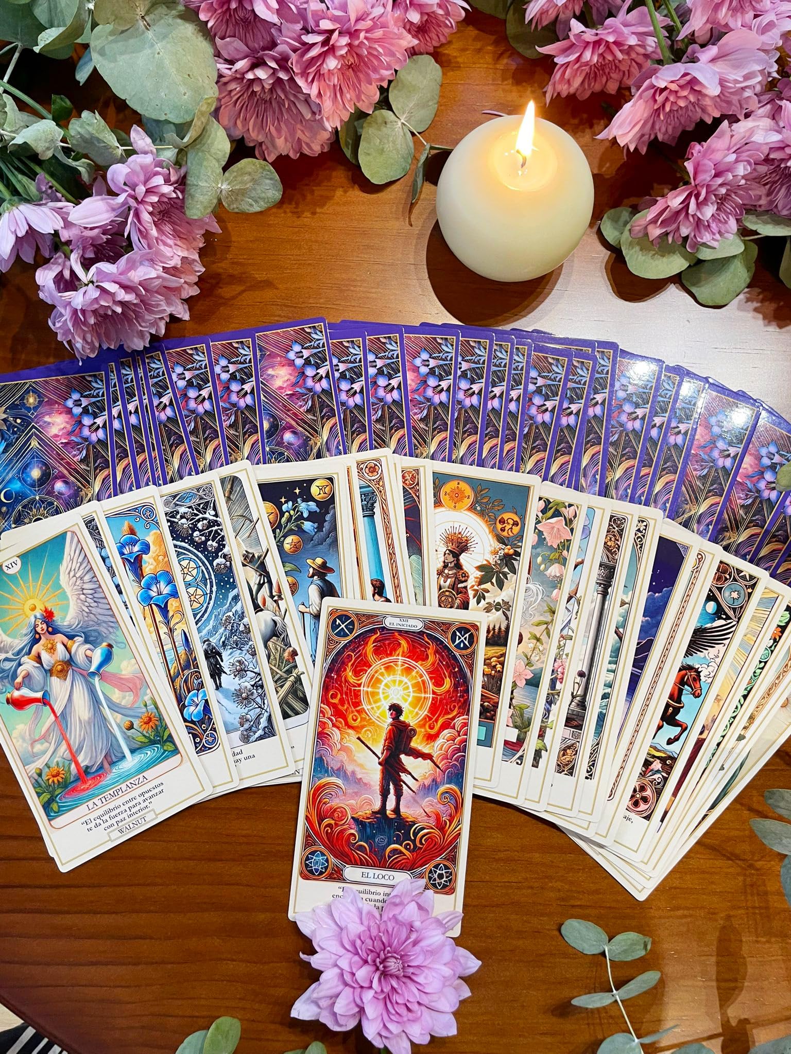 Tarot de Las Emociones – Baraja de 80 Cartas de Tarot + Libro Guía en Español + Caja Ilustrada | Oráculo para Principiantes | Autoconocimiento y Gestión Emocional | Sabiduría de Alma