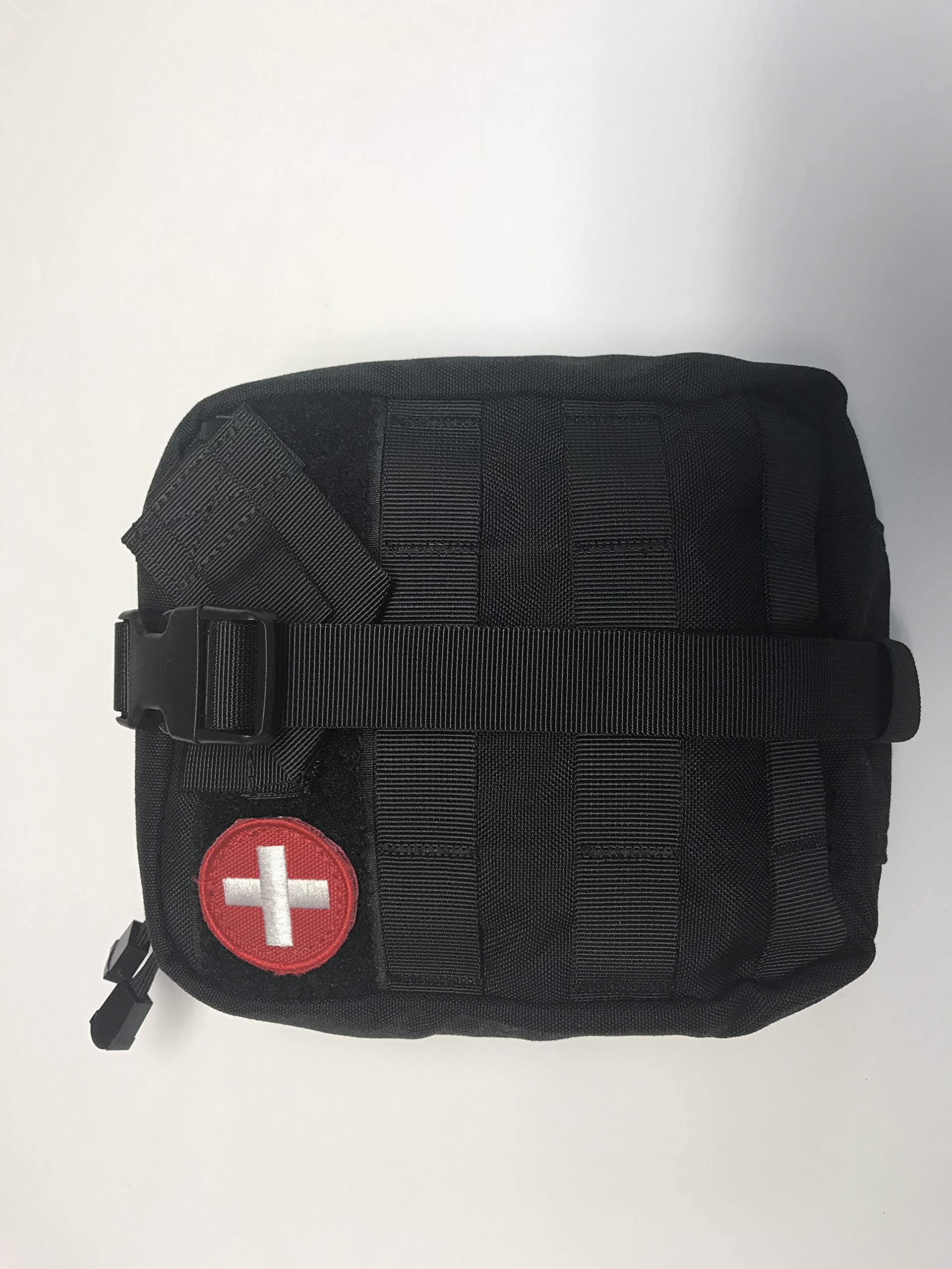 Compact Motorcycle Trauma First Aid Kit | Rip-Away IFAK, SWAT Tourniquet, Trauma Dressing, Gauze