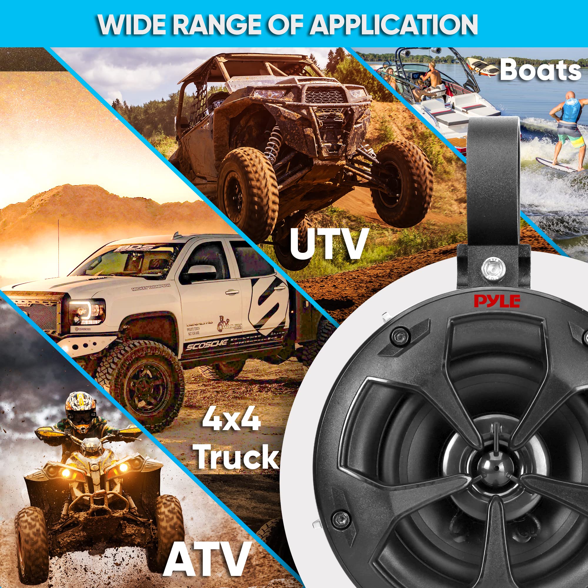 Audio Stereo Speaker for ATV, UTV 