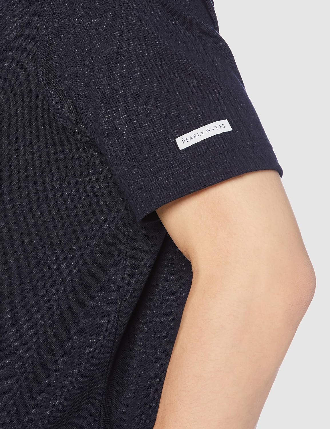 Amazon パーリーゲイツ メンズ 半袖 ハイネックシャツ 鹿の子 ゴルフ インナー 053 1 ダークネイビー 3 S ゴルフ 通販