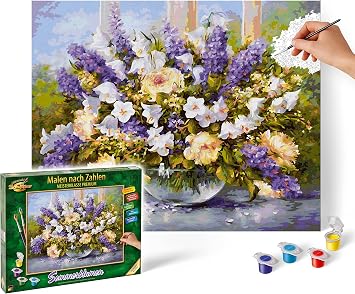 Schipper Adult Paint by Number Summer Flowers Model Kit