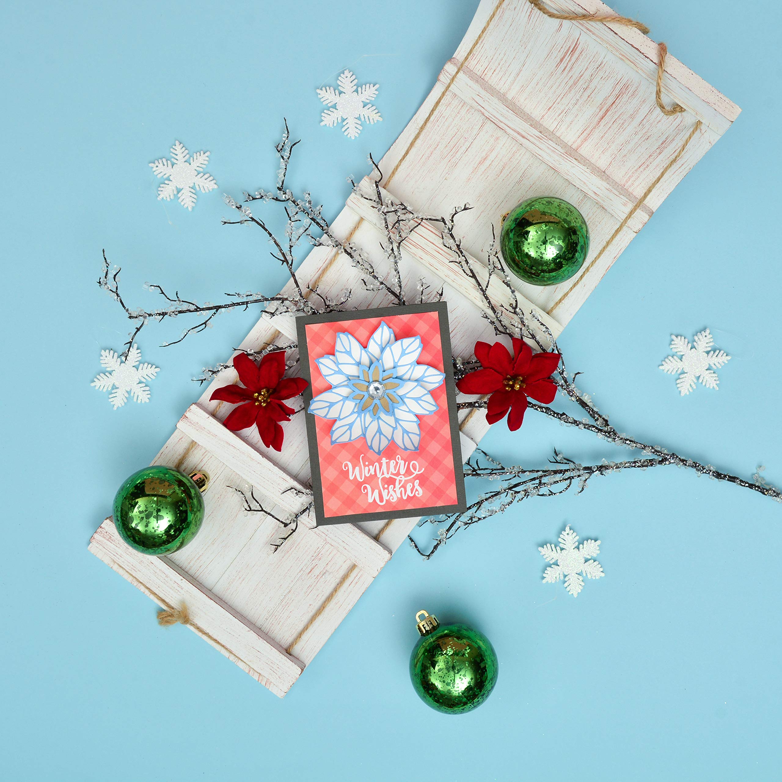 Sizzix Winter Elements Thinlits Die Set By Lisa Jones - 10PK Winter Theme Cutting Dies