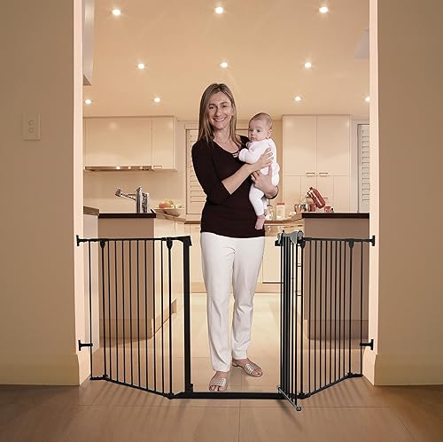 Miniatura 6 de Dreambaby Newport Adapta Baby Gate - Uso en la parte superior o inferior de las escaleras - para aberturas rectas, en ángulo o de forma irregular