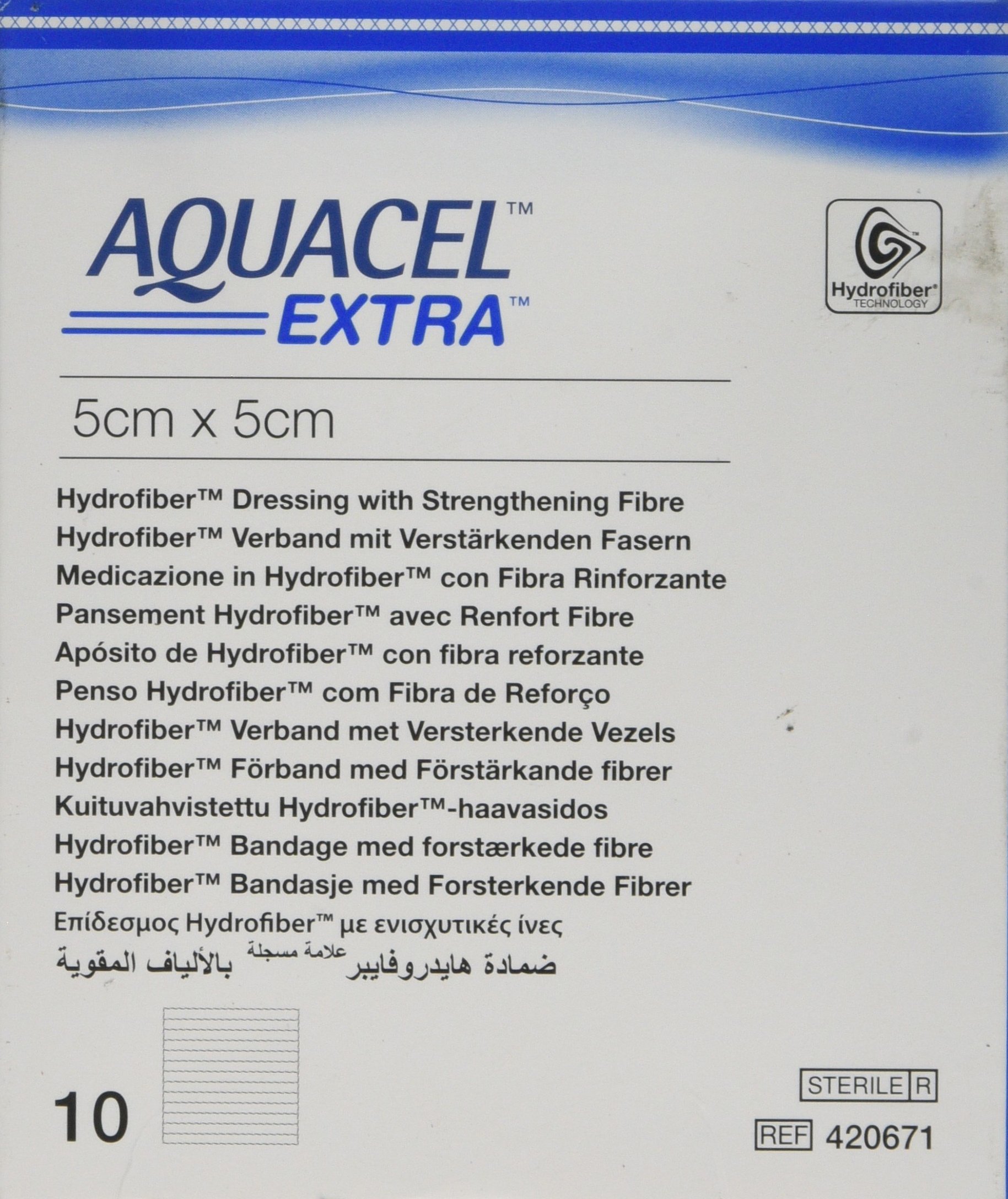 Buy ConvaTec 3673282 AQUACEL Extra Hydrofiber Wound Dressing, 5x5cm