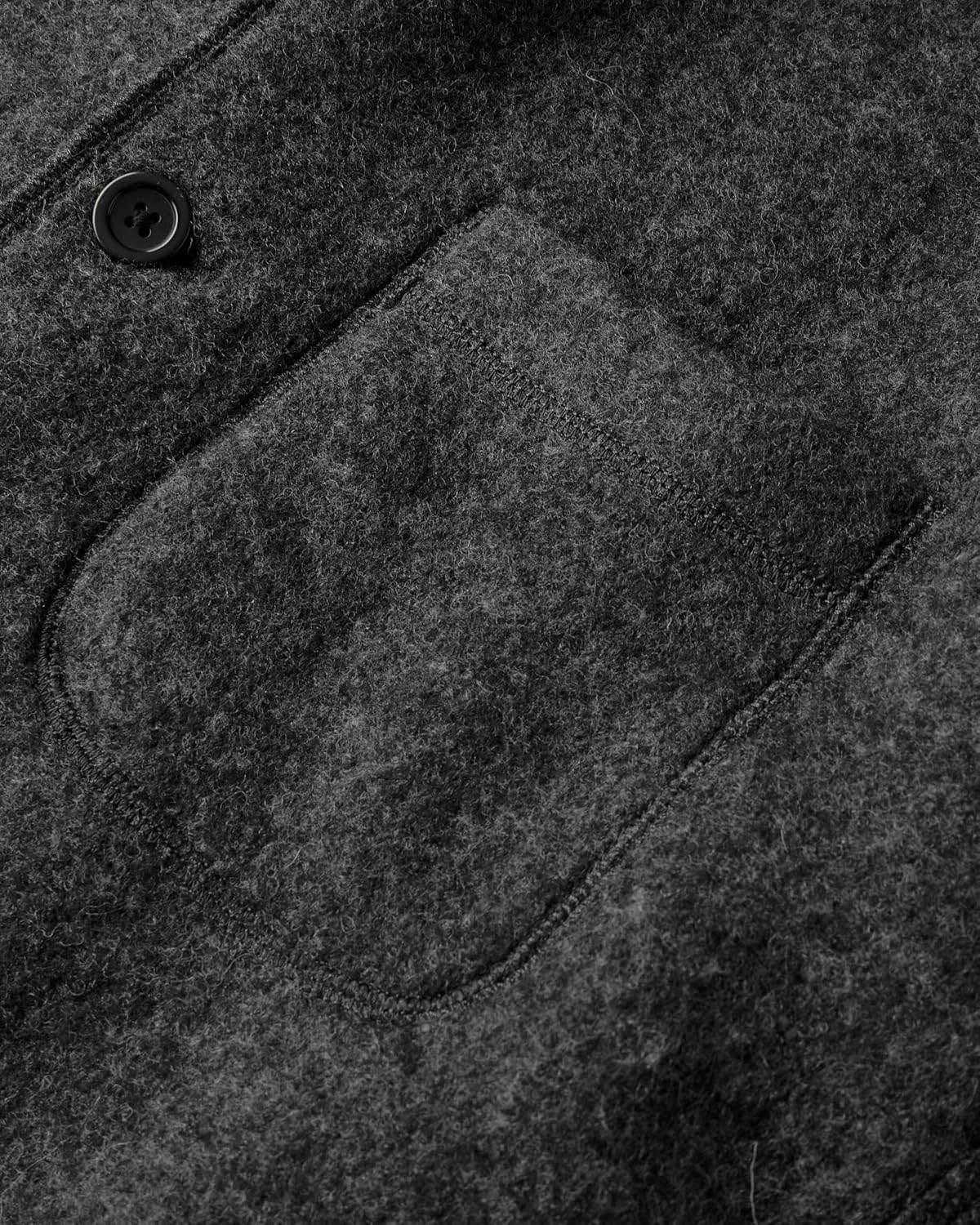 Huckberry Flint and Tinder The Boiled Wool Chore Blazer, Mens Casual Sport Coat, Jacket - Image 3