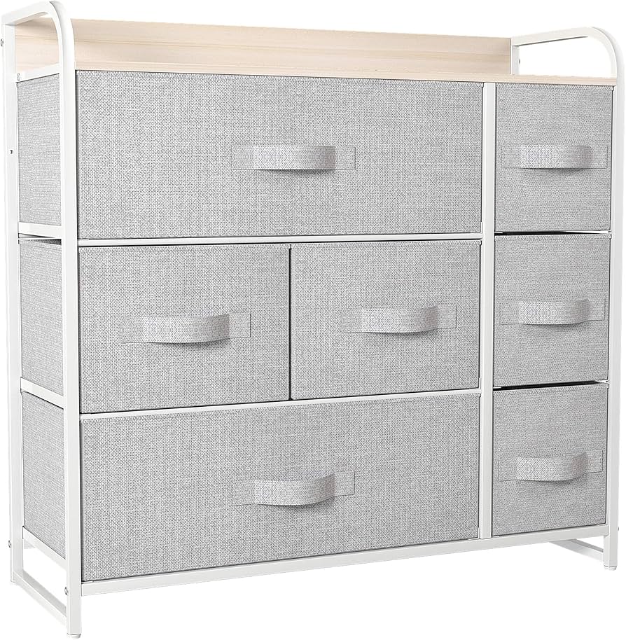 YITAHOME Dressoir, 5-laden opbergorganisator van niet-geweven stof voor YITAHOME Dressoir, 5-laden opbergorganisator van niet-geweven stof voor