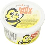 Billy Bee Honey, Pure Miel naturel, Blanc crème, Tub, 500g Boîte de 1