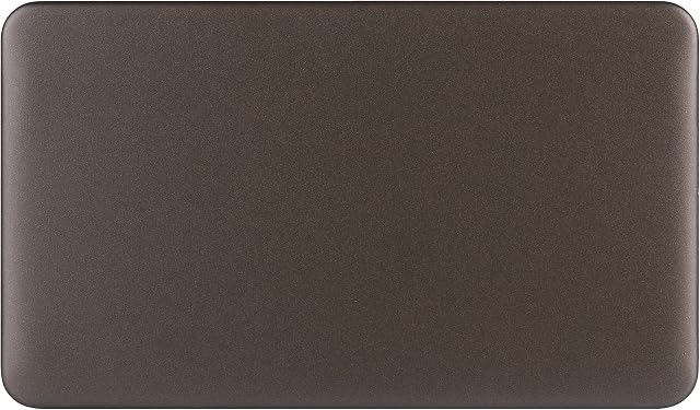 Schneider Electric Lisse Screwless Deco - Double Blank Plate, GGBL8020MB, Mocha Bronze