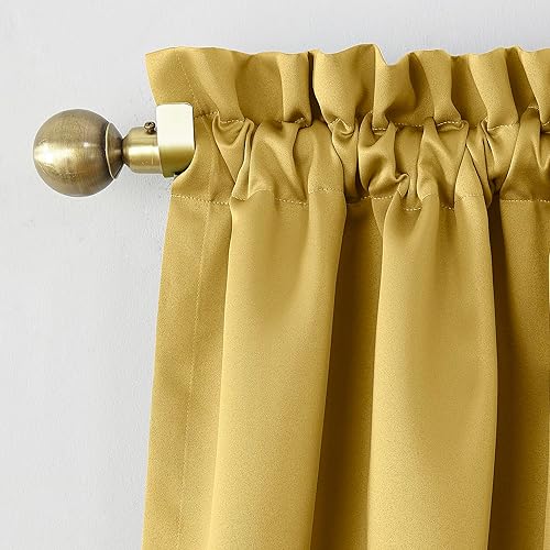 Miniatura 2 de Sun Zero Barrow - Par de paneles de cortina con bolsillo para barra, eficiencia energética