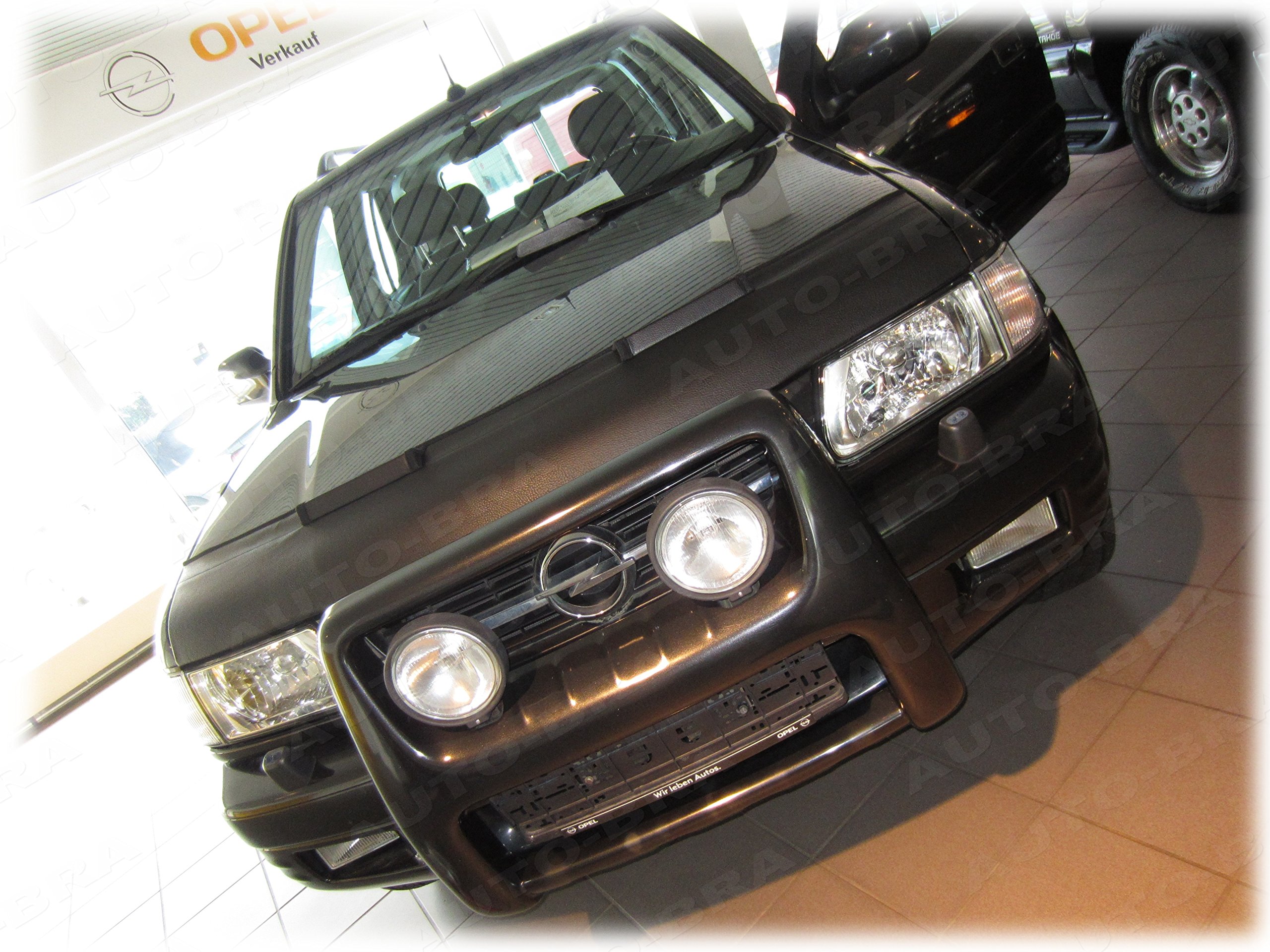 Custom CAR Hood Bra Compatible with Vauxhall - Holden - Opel Frontera, Isuzu MU - Rodeo - Amigo XS 1989-2004 First and Second Generation, Isizu AUV - Panher, Chevrolet Tavera, JMC Landwind X6 X9 2005