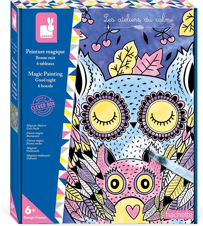 Janod Les Ateliers du Calme J07875 Estuche Pintura Mágica Buenas Noches…