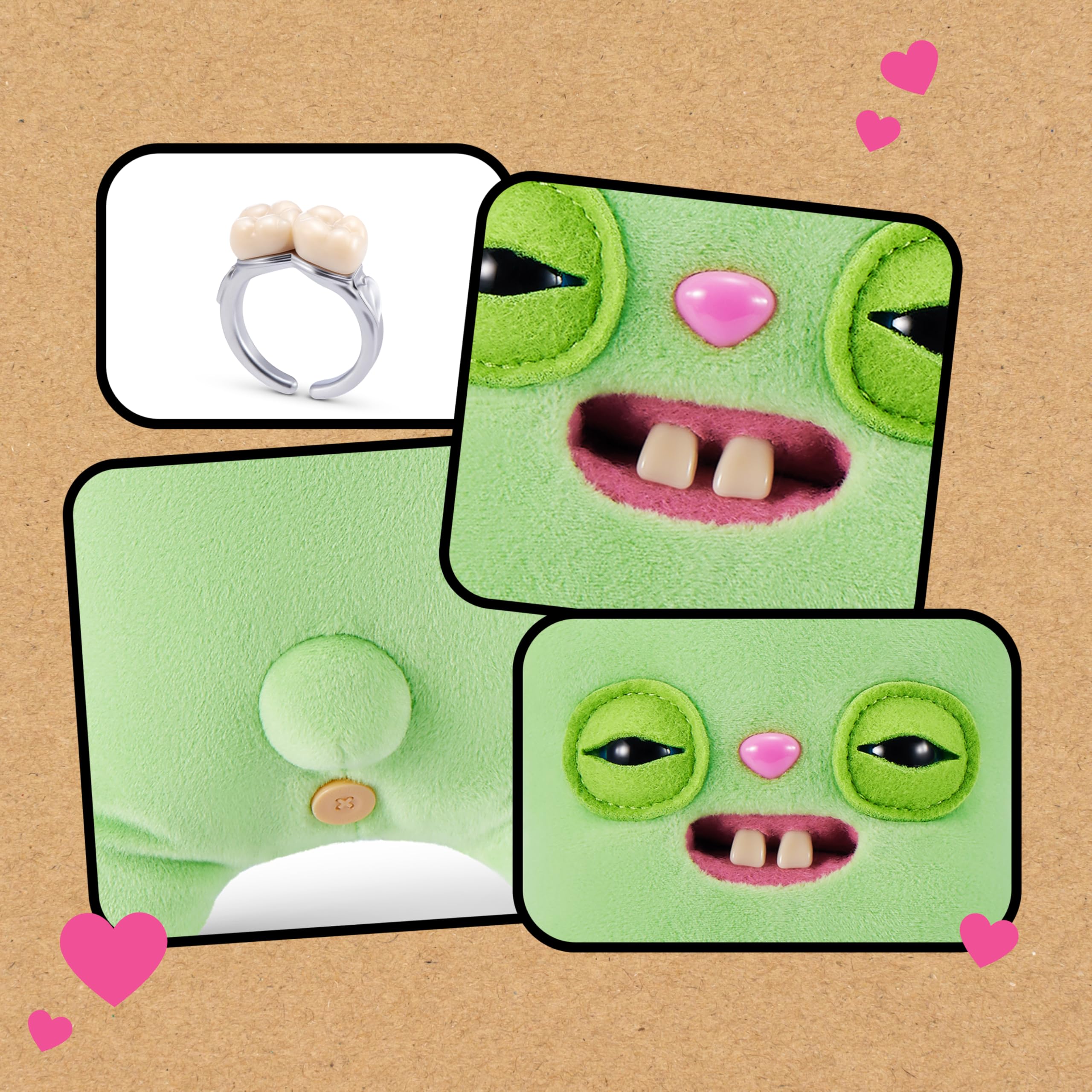 Amazon.co.jp: ZURUのFuggler Wedding Fuggs 9インチ ぬいぐるみ 2個
