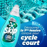 Skip - Lessive Liquide Mon Cycle Court Parfait Efficacité Express - Lessive Cycle Courts Efficace Dès 15 Minutes - Technologie Pro-S™ - Dissolution 2 x Plus Rapide - Gamme 39 Lavages - 2