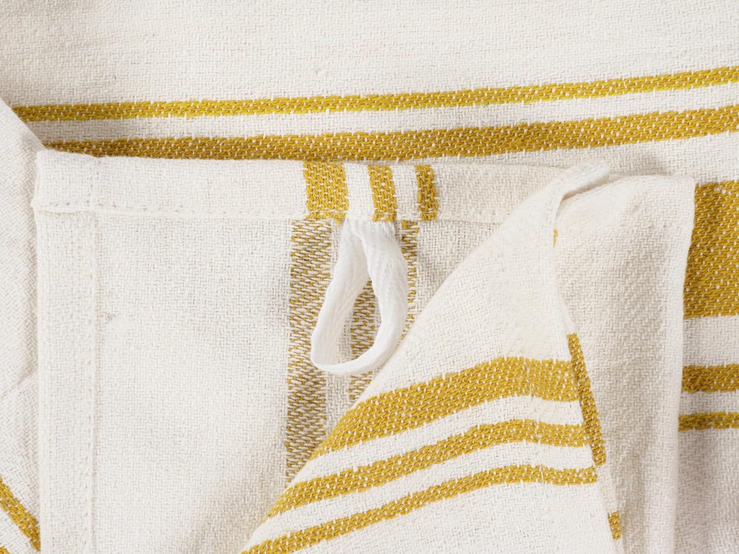 KAF Home Assorted Flat Kitchen Towels | 100% Cotton - 18 x 28 inches | Ultra Absorbent Soft Kitchen Tea Towels | Perfect for Cooking, Cleaning, and Drying Hands (Honey, 18 x 28-10 Pack) - Image 5