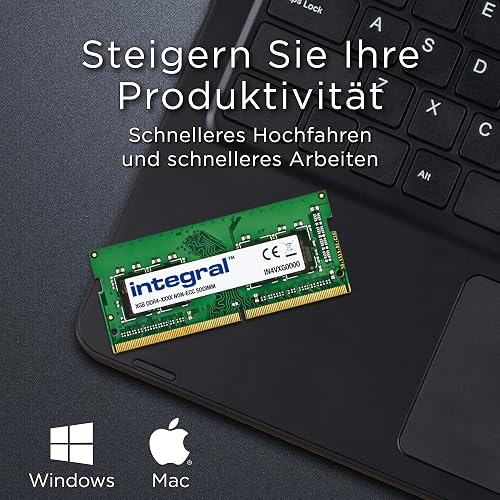 Integral 8GB DDR4 RAM 2400MHz PC4-19200 SODIMM Laptop/Notebook/MacBook Memory Module - 2