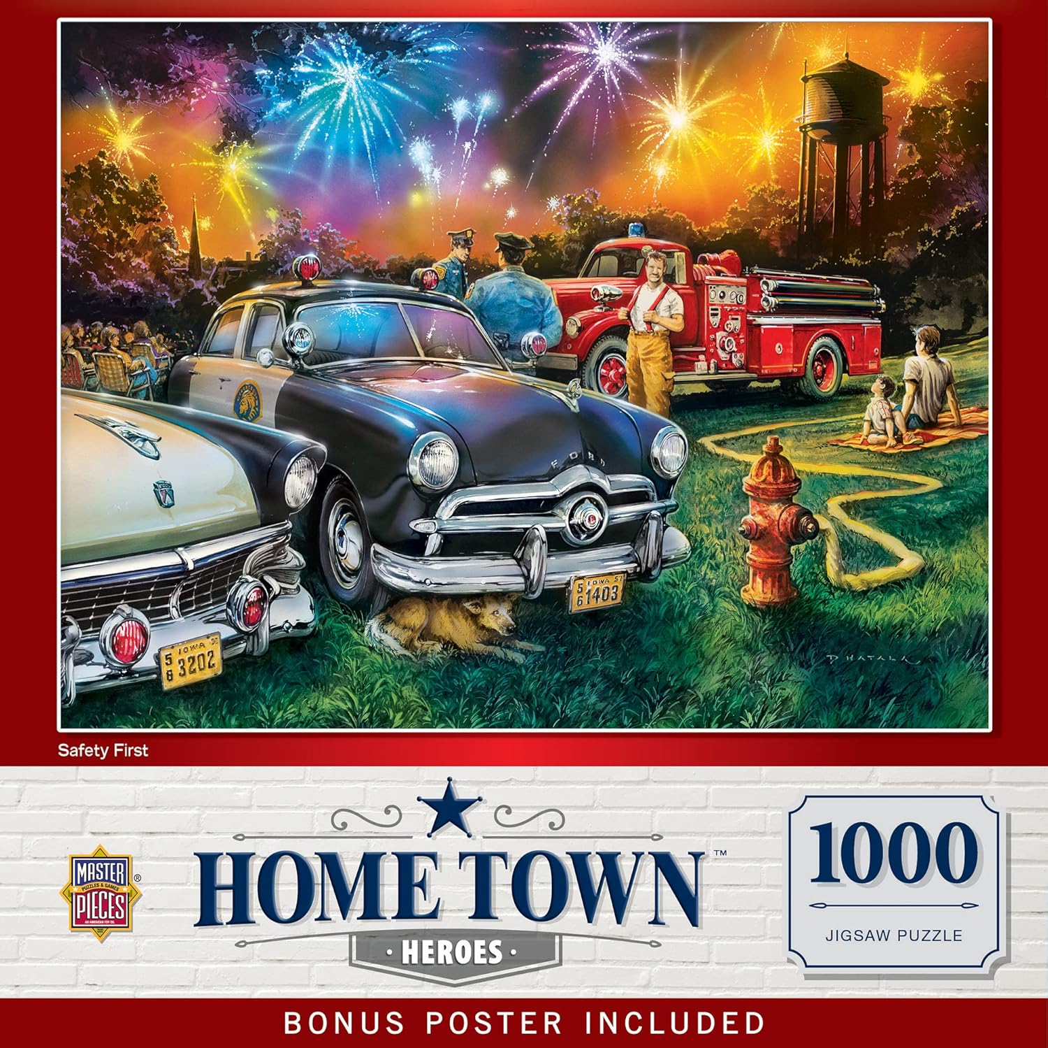 MasterPieces Hometown Heroes - Safety First 1000pc Puzzle