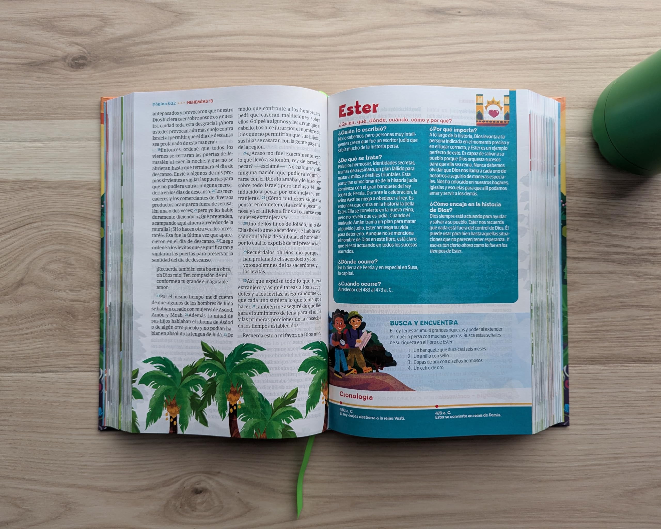Santa Biblia/ Holy Bible: Biblia Go Para Niños Ntv, Sentipiel, Verde Azulado: Una Biblia Para Niños Que Transforma/ Nlt Go Bible for Kids, Leatherlike Teal: a Transforming Children's Bible