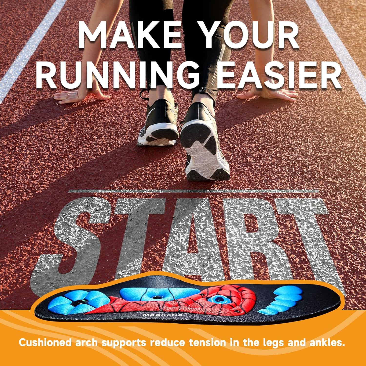 Orthopedic Acupressure Massage Insoles for Men and Women - Helps Promote Blood Circulation and Relieve Fatigue Orthopedic Acupoint Massage Insoles with Magnetic Technology, Feet and Arch Support - Image 5