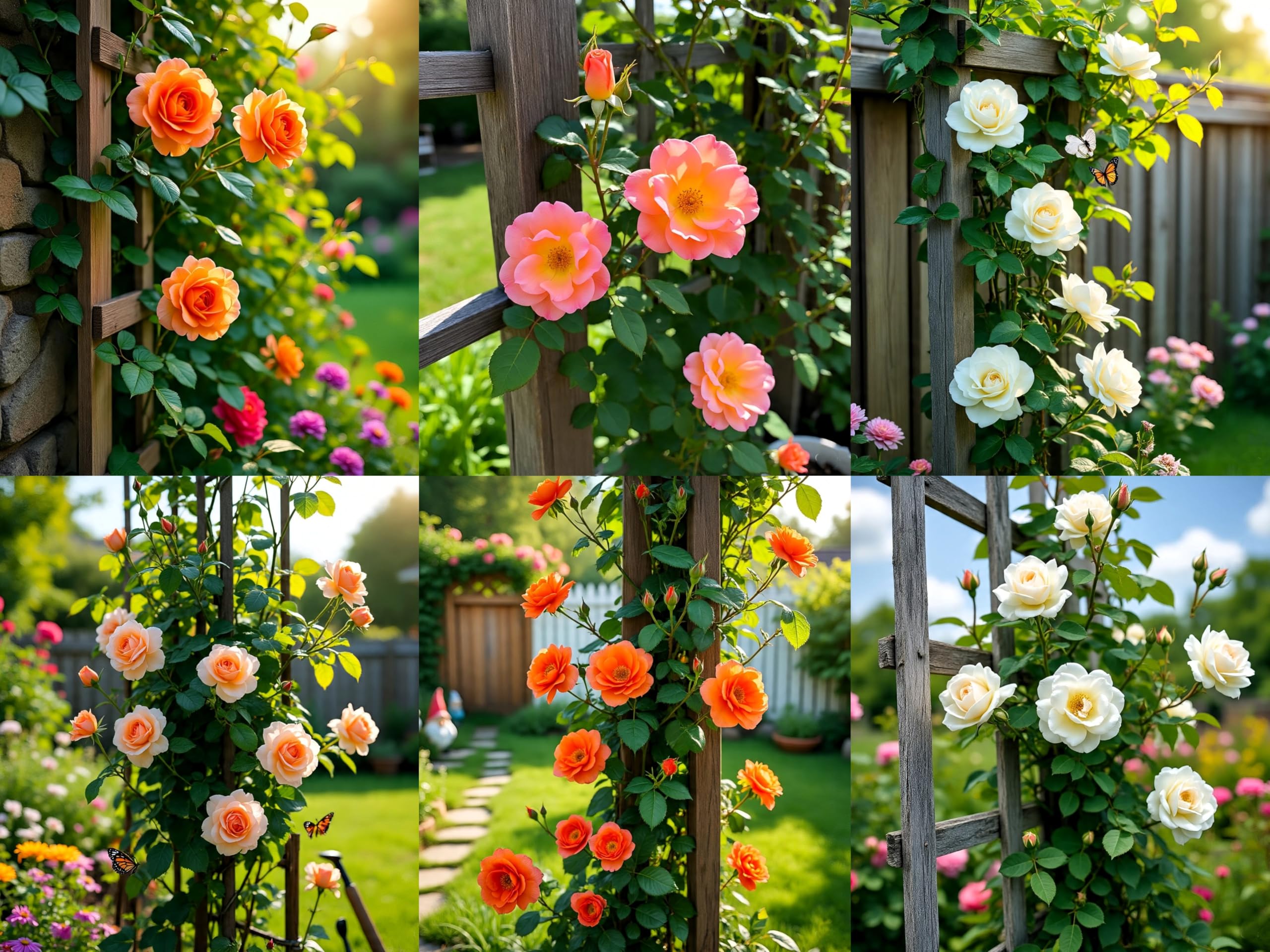 NooElec Seeds India Climbing Rose Flower Seeds, 60 Seeds Pack - Hybrid, Year-Round Blooms, Minimal Care (MIX) - Image 2 thumbnail