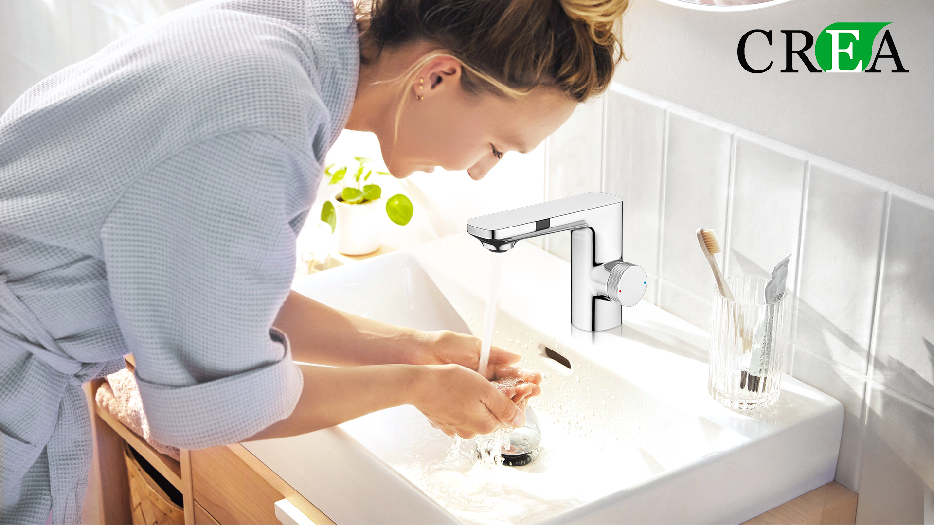 CREA Mini-Wasserhahn Schwarz – Einzelloch-Montage Für Bar, Küche, Bad Oder Camper
