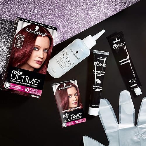 Vista 73 de Schwarzkopf Color Ultime - Crema permanente para el cabello, 5.23 fucsia carbón