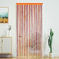 Vista 12 de Cortinas de puerta con tiras de cuentas. DIY cuentas densas para puertas,entradas y ventanas