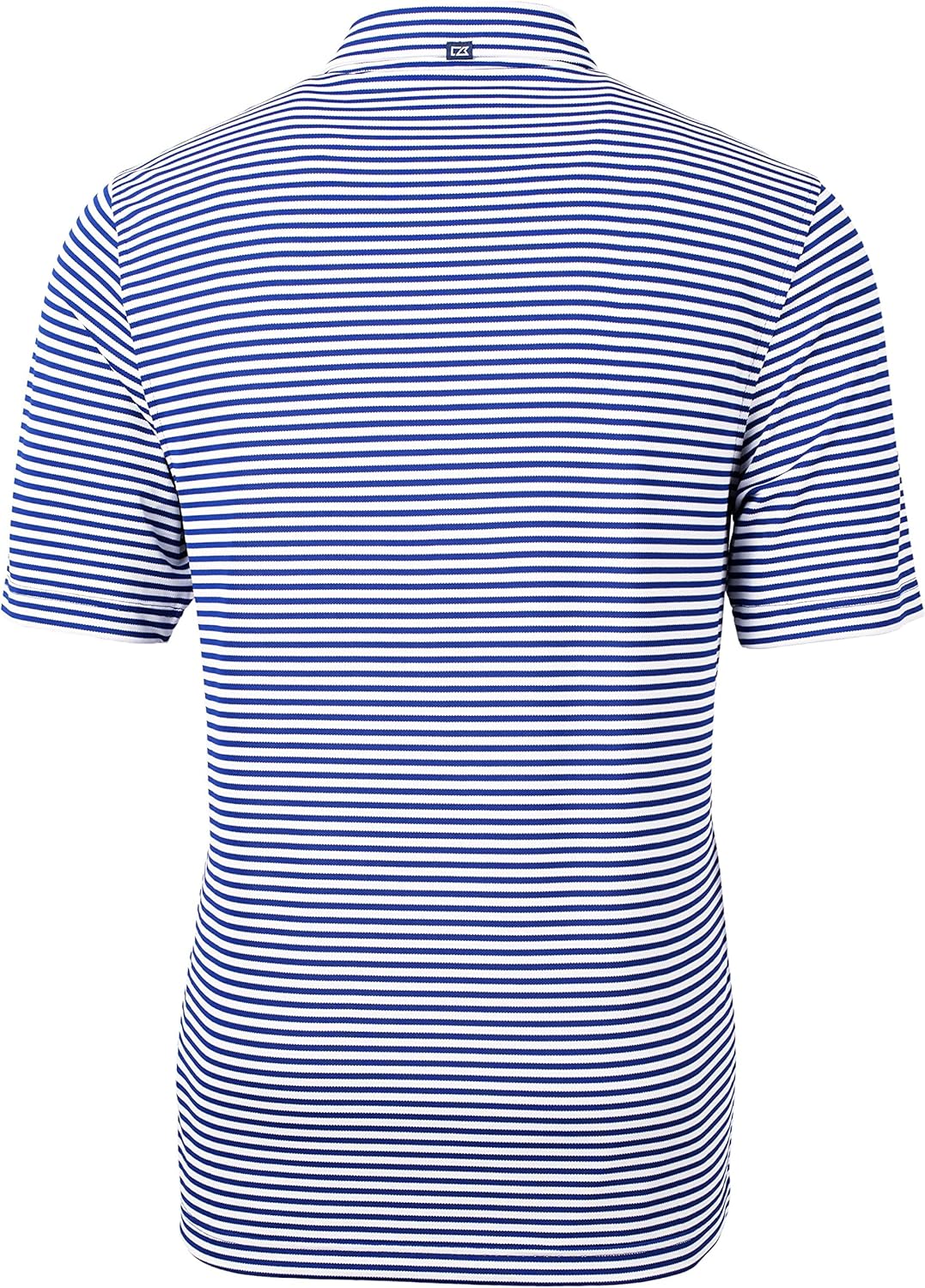 Cutter & Buck Mens Short Sleeve Virtue Eco Pique Stripe Recycled Mens Big and Tall Polo - Image 2