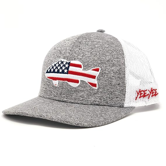 Yee Yee American Bass Hat Grey : Amazon 