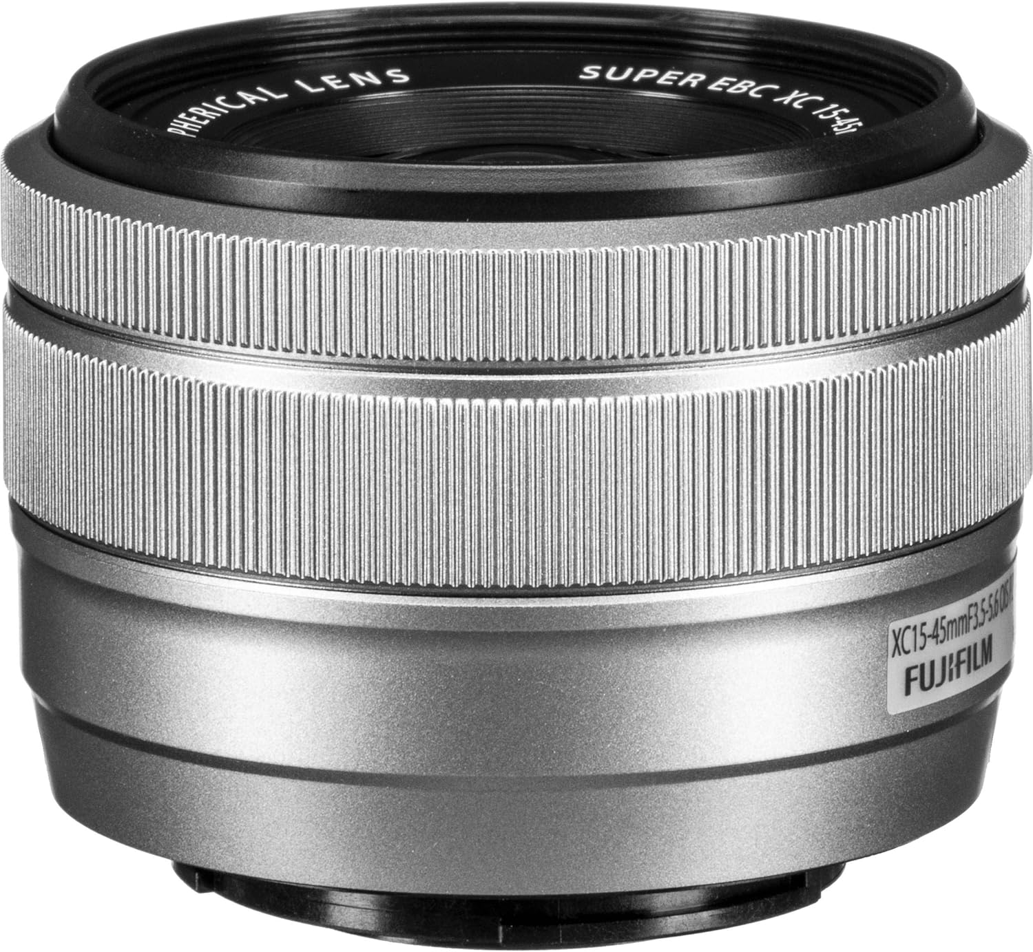 Aurrealdea view of Fujifilm XC15-45mm F3.5-5.6 OIS PZ lens