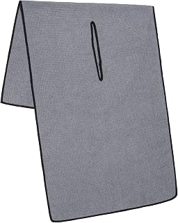 Mile High Life Pro Tour Caddy Golf Towel - 17x40" Microfiber Waffle Texture with 8" Center Slit for Clubs