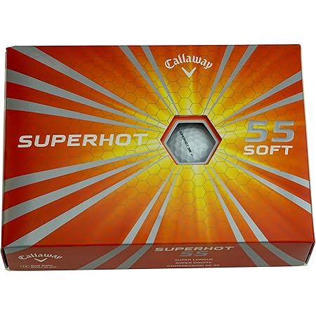 Amazon Callaway キャロウェイ Superhot55soft スーパーホット55ソフト 3ピース ゴルフボール 1ダース12個セット ホワイト キャロウェイ Callaway ゴルフボール