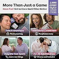 Vista 4 de TALKING POINT CARDS Deepen Your Connection with 200 Fun & Engaging Conversation Cards for Couples - Build Intimacy, Strengthen Your Bond & Reignite