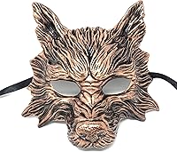 Vista 9 de Máscara de esqueleto espeluznante metálica estilo Steampunk para disfraz de Halloween, fiesta y cosplay