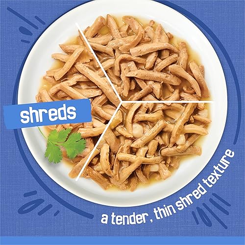 Miniatura 4 de Purina Friskies - Shreds - Paquete variado de alimento húmedo en salsa para gatos. (24) latas de 5.5 onzas