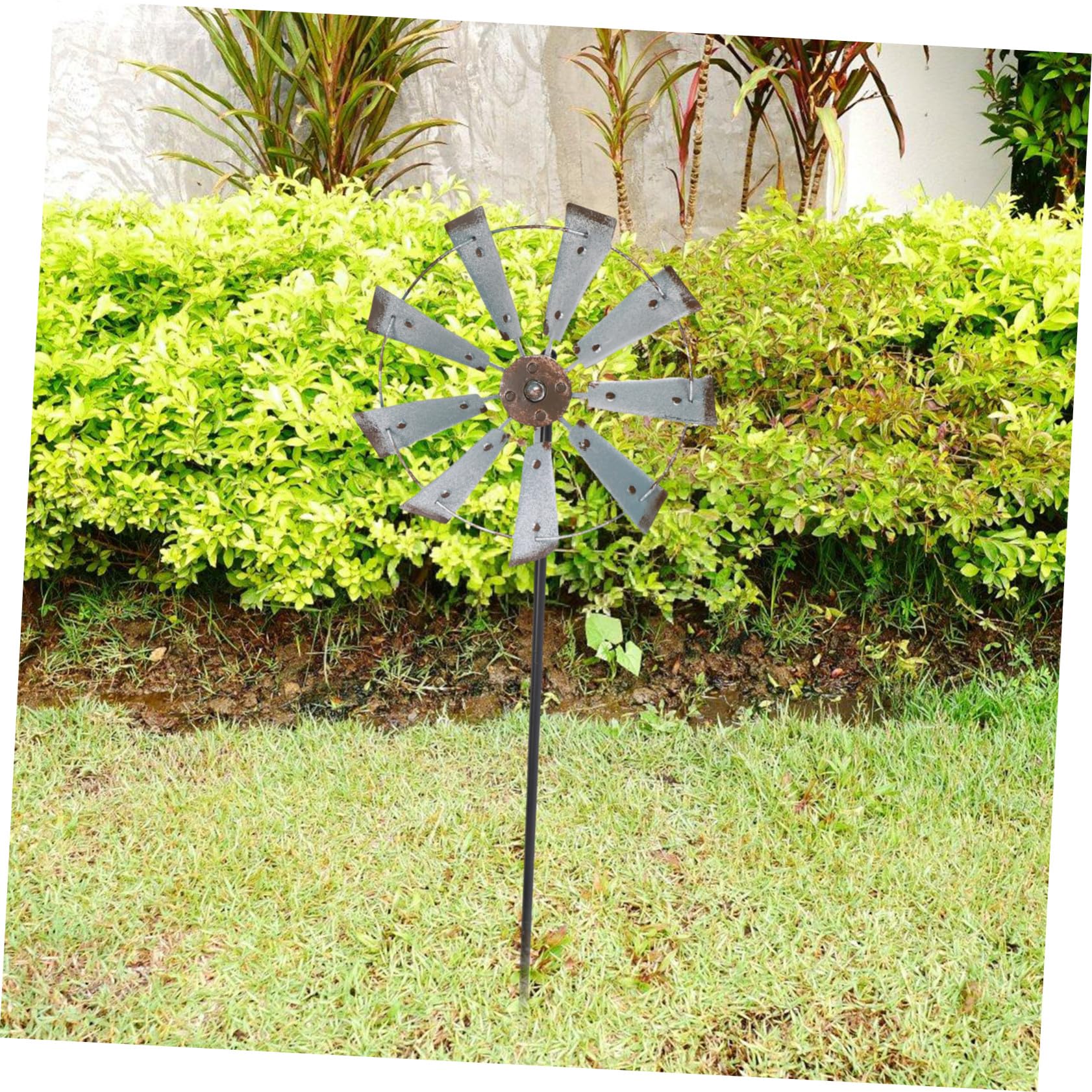 VICASKY Girandola Vento in Metallo Decorativa da Giardino Mulino Vento Rotante per Esterni Decorazione per Cortile e Prato