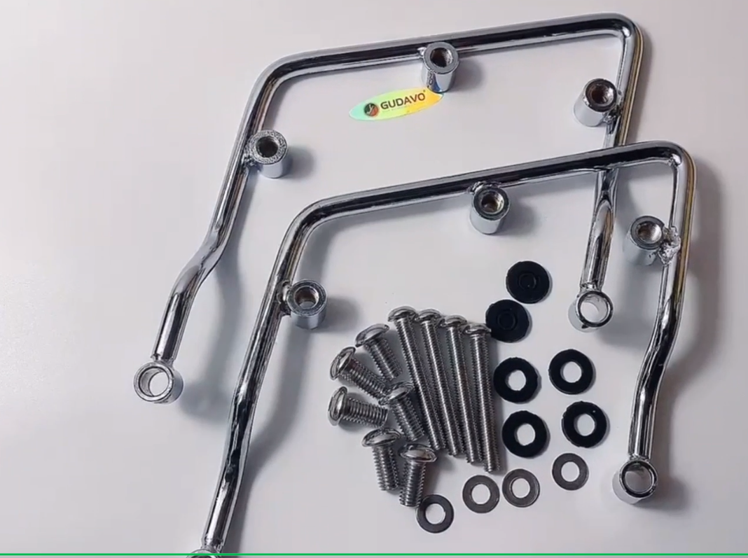 Amazon.com: GUDAVO Portaequipajes Alforja Barras de soporte de acero  Alforja de diseño mejorado Compatible con Honda HARLEY-DAVIDSON KTM Yamaha  Suzuki Kawasaki Ducati BMW Aprilia Triumph Indian (7.3 in) : Automotriz