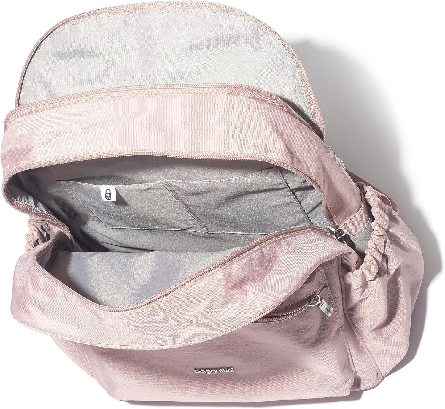 Baggallini On The Go Laptop Backpack Woodrose One Size