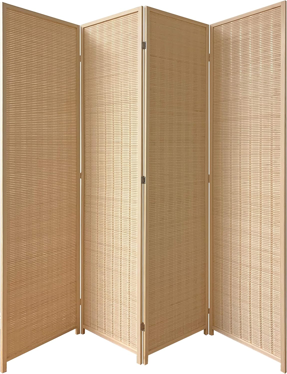 Screen Gems Room Divider, Natural Brown Home & Kitchen