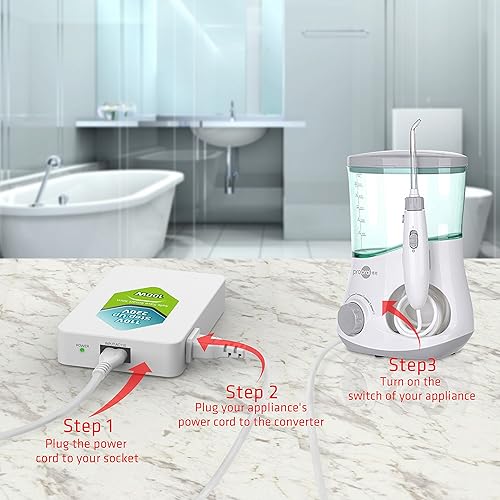 Miniatura 6 de UMI Convertidor de voltaje elevador de 110 V a 220 V 100 W - para Europa y Asia 220-240 V uso de electrodomésticos en EE. UU. Canadá - Transformador