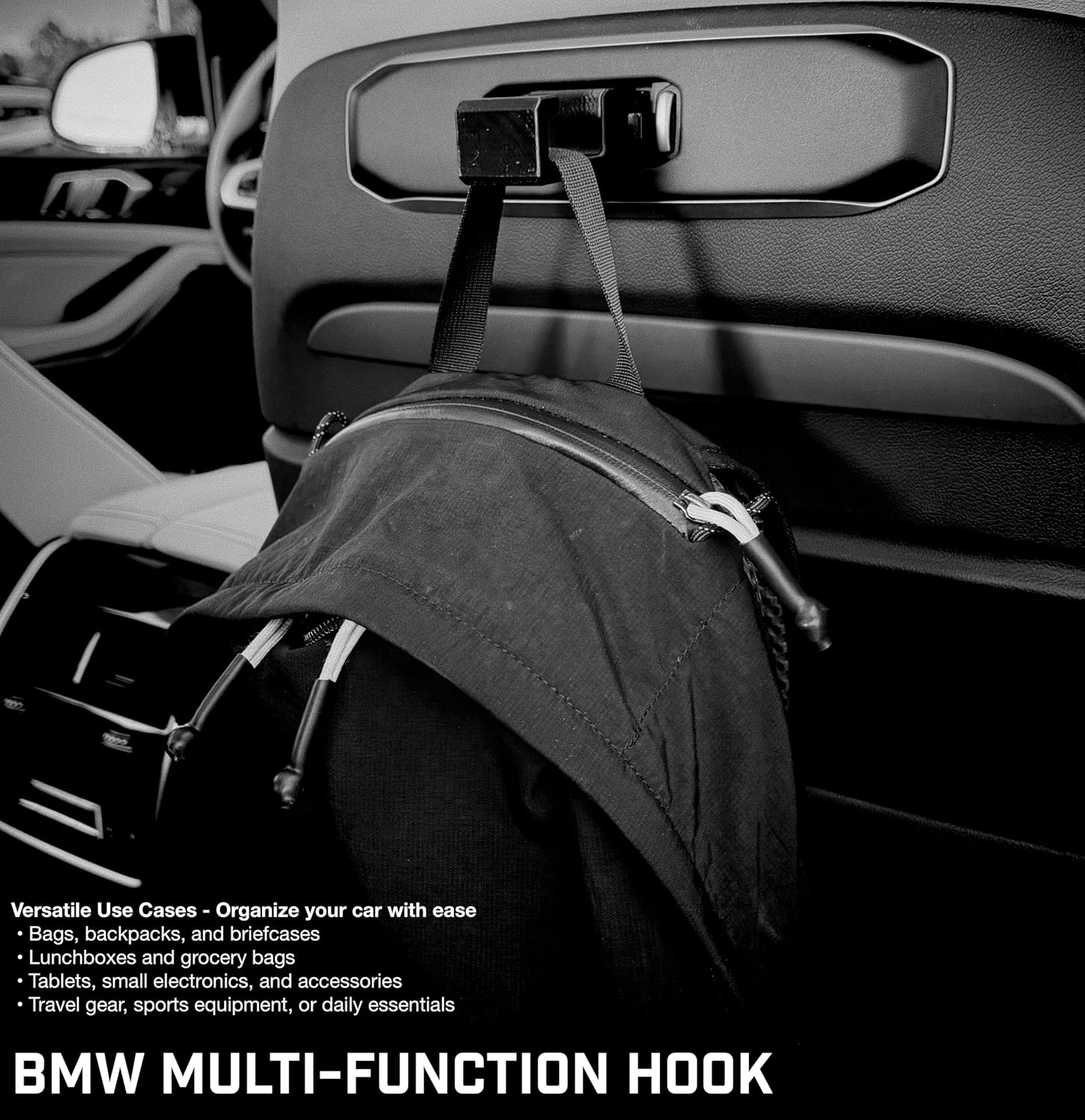 Proto Print Garage Multi-Function Hook Compatible with BMW Travel and Comfort System – Replacement for Part # 51-95-2-449-253