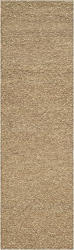 Miniatura 3 de SAFAVIEH Natural Fiber Collection - Alfombra de pasillo de 2 pies 3 pulgadas x 6 pies, natural, hierba marina y algodón, hecha a mano, ideal para