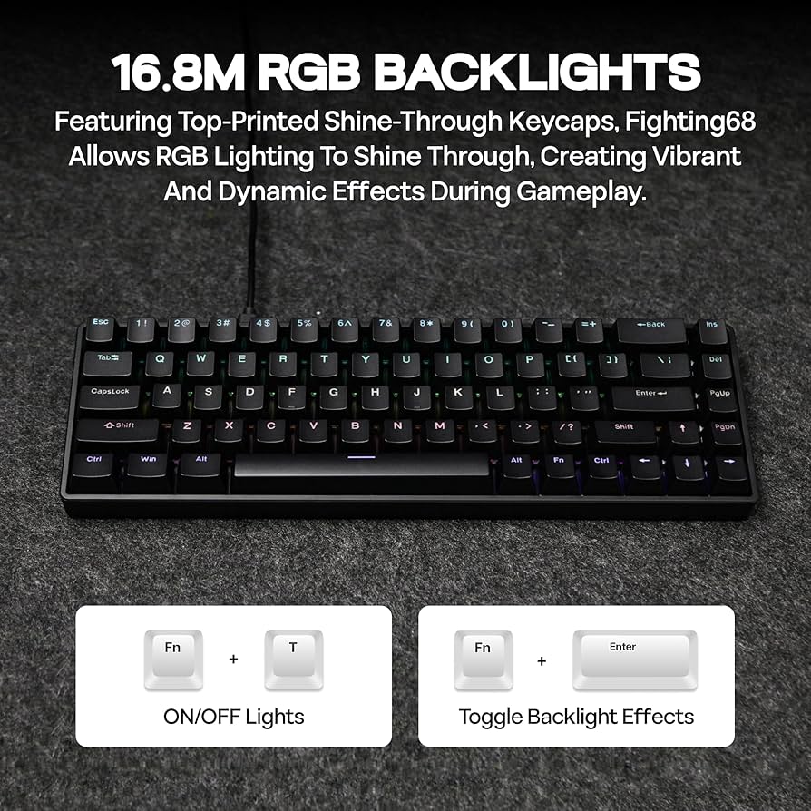 MechLands VTER Fighting68 HE Magnetic Gaming Keyboard with